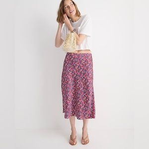 J Crew Gwyneth Berry Floral Skirt size XS